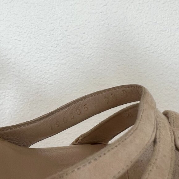 Gucci Suede Leather Python Heel Ankle Strap Pumps 9.5B - Picture 5 of 11